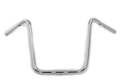 MCM #31-0189AS - 18 inch Rhino Ape Hanger Handlebar with Indents Chrome